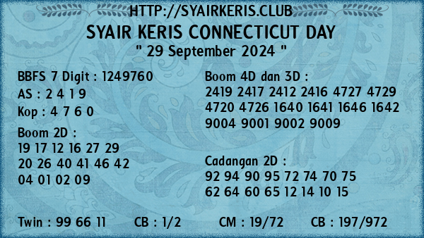 Prediksi Connecticut Day