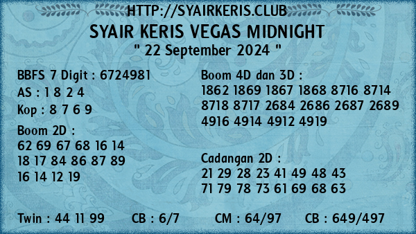 Prediksi Vegas Midnight