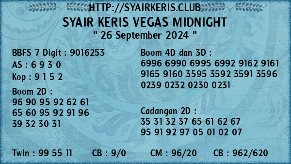 Prediksi Vegas Midnight