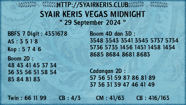 Prediksi Vegas Midnight