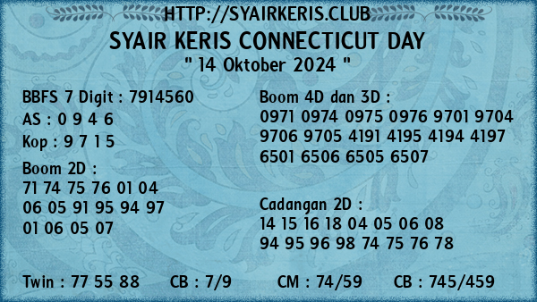 Prediksi Connecticut Day