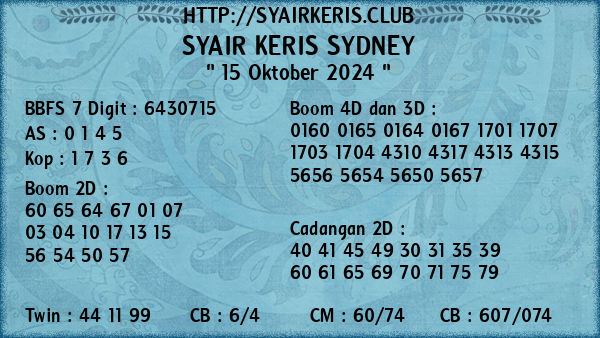 Prediksi Sydney