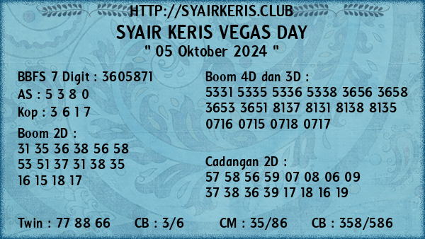 Prediksi Vegas Day