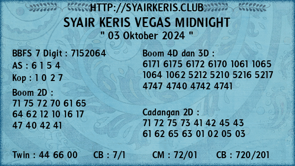 Prediksi Vegas Midnight