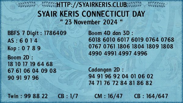 Prediksi Connecticut Day