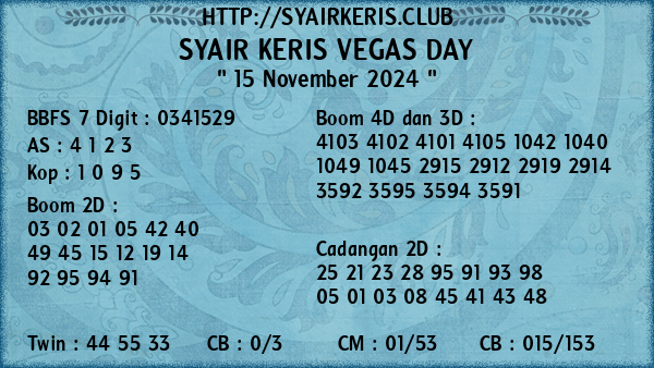 Prediksi Vegas Day