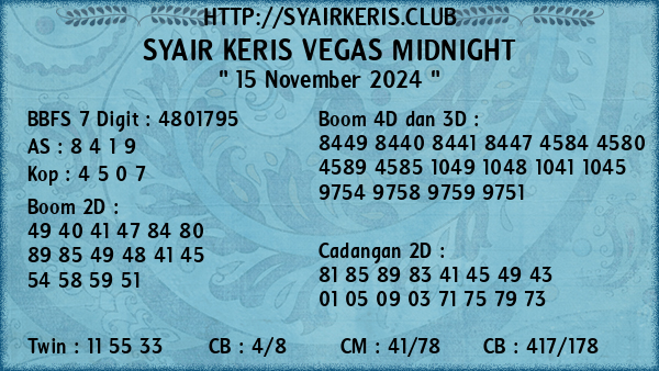 Prediksi Vegas Midnight