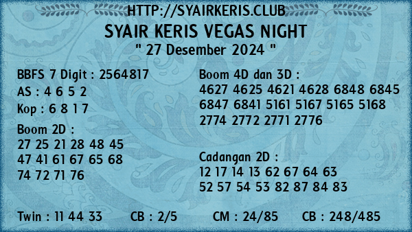 Prediksi Vegas Night