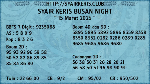 Prediksi Busan Night