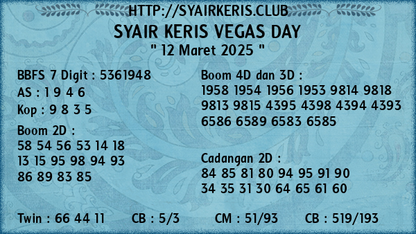 Prediksi Vegas Day