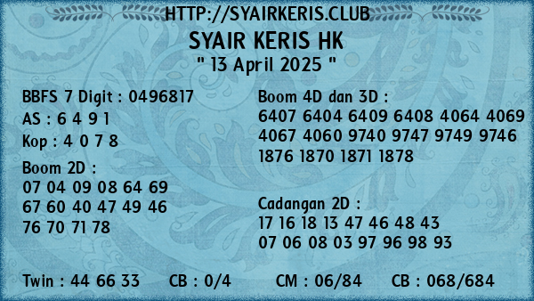 Prediksi HK