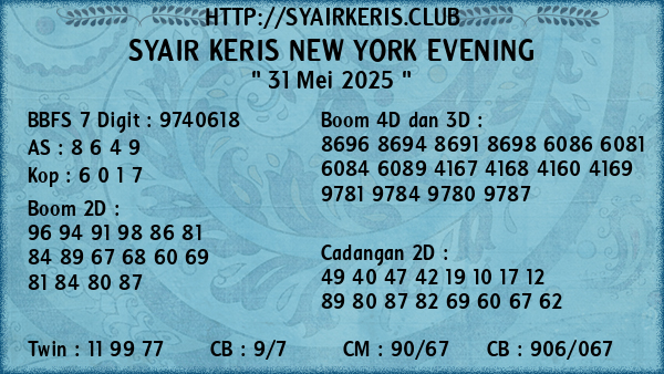 Prediksi New York Evening