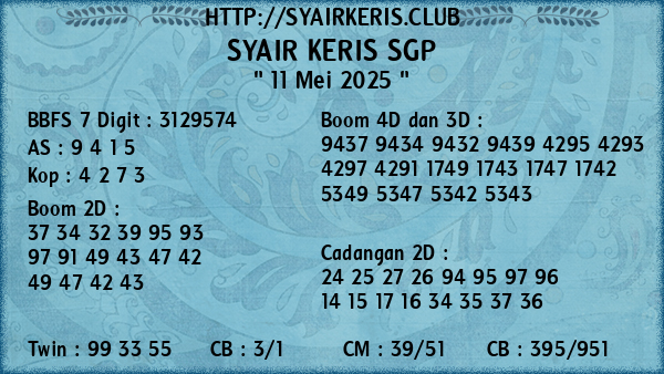 Prediksi SGP