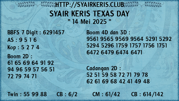 Prediksi Texas Day