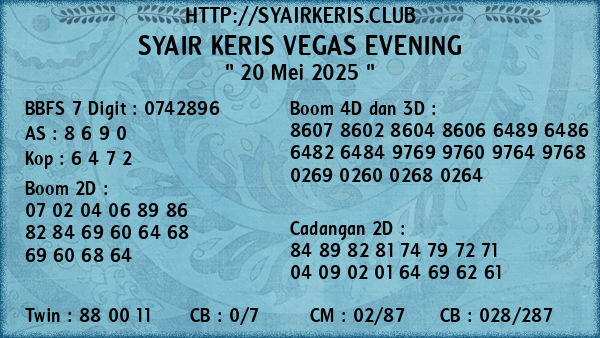 Prediksi Vegas Evening