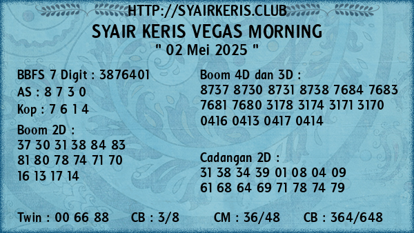 Prediksi Vegas Morning