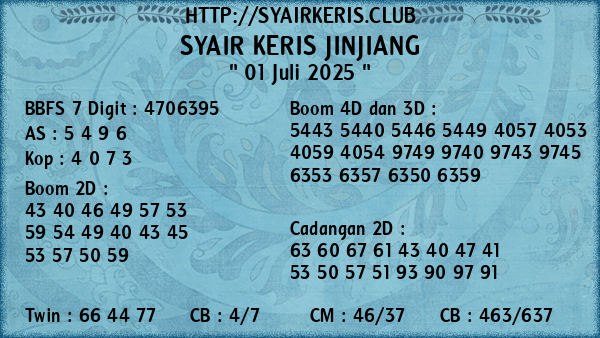 Prediksi Jinjiang