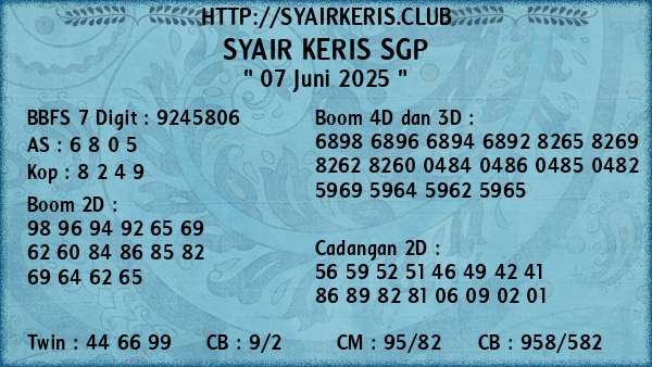 Prediksi SGP