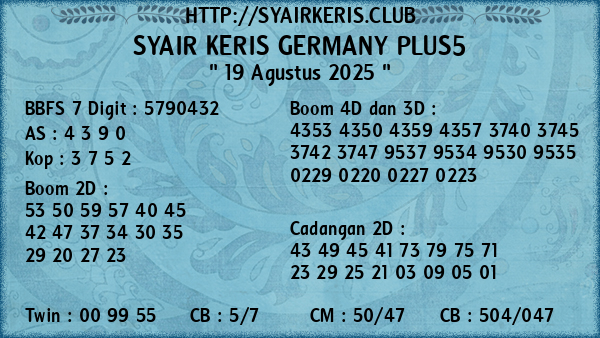 Prediksi Germany Plus5