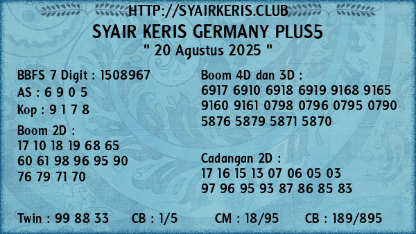 Prediksi Germany Plus5