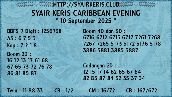 Prediksi Caribbean Evening
