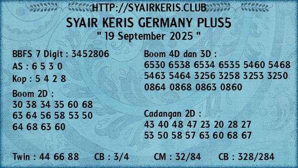 Prediksi Germany Plus5