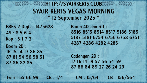 Prediksi Vegas Morning