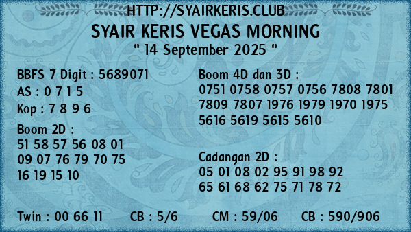 Prediksi Vegas Morning