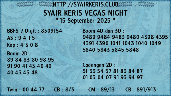 Prediksi Vegas Night