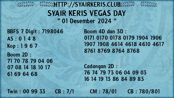 Prediksi Vegas Day