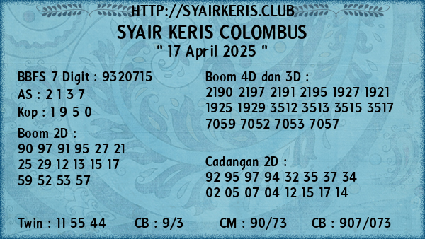 Prediksi Colombus