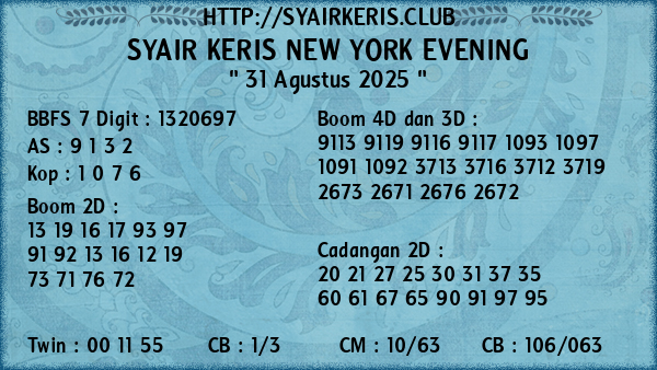 Prediksi New York Evening
