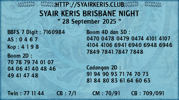 Prediksi Brisbane Night